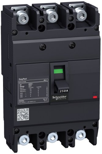 Выключатель автоматический в литом корпусе Schneider Electric EasyPact EZC250F 3п 125А 18кА фото Выключатель автоматический в литом корпусе Schneider Electric EasyPact EZC250F 3п 125А 18кА картинка